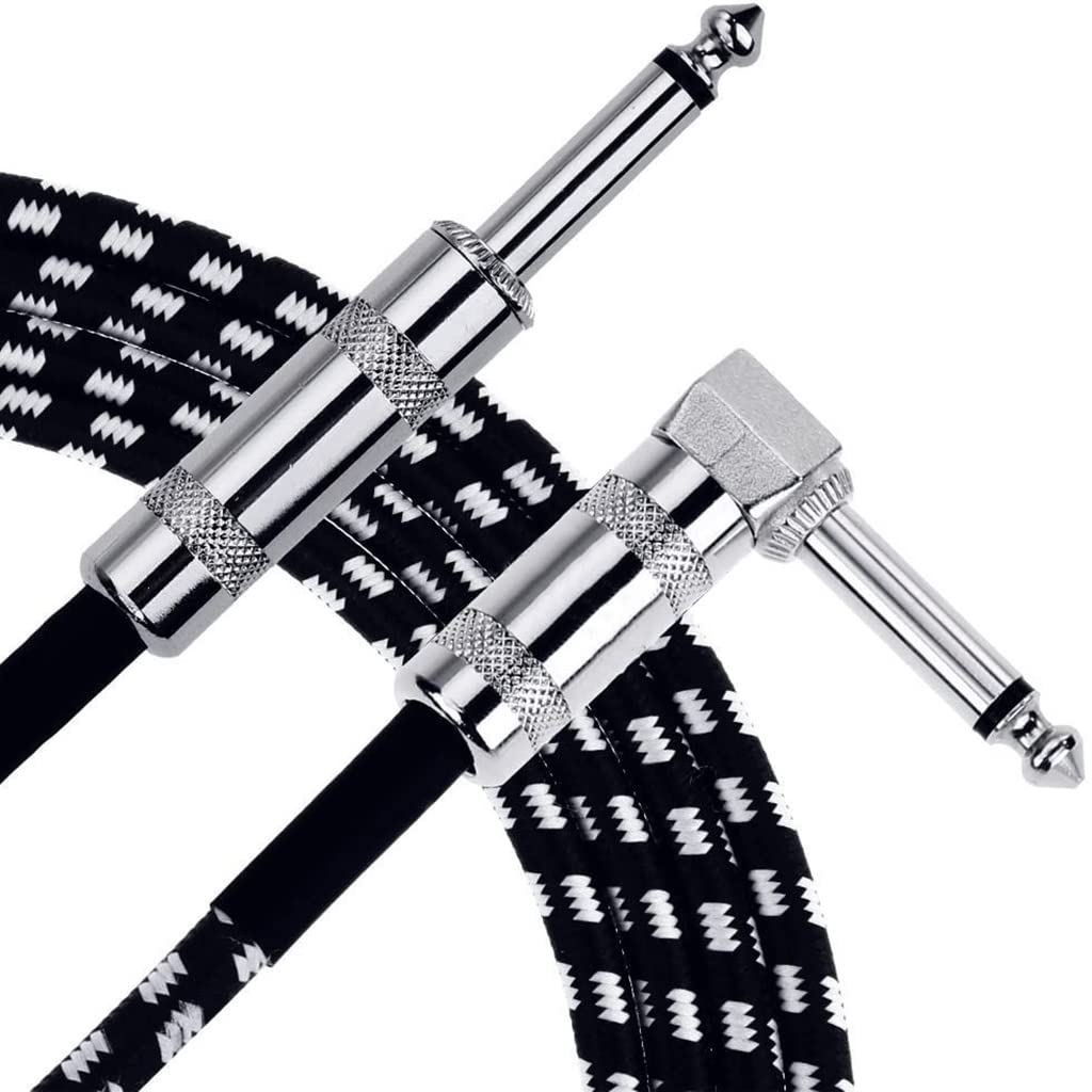 ELEPHANTBOAT Electric Instrument Cable with 9.8FT Guitar, 6.35mm Jack, Bass AMP Cord for 1/4 ELEPHANTBOAT Electric Instrument Cable with 9.8FT Guitar, 6.35mm Jack, Bass AMP Cord for 1/4